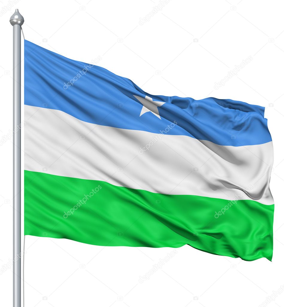 Waving flag of Puntland — Stock Photo © fckncg #11049067