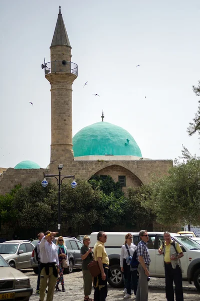 Moskén i den gamla staden akko, israel — Stockfoto