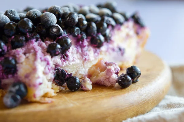 Close-up of Blueberry pie — Stock Photo, Image