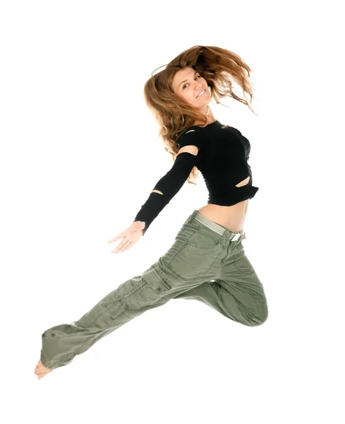 Jeune femme dansant — Photo
