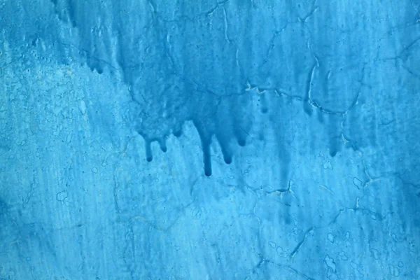 Modré malované zdi — Stock fotografie