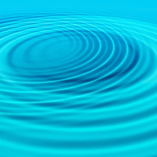 水表面におけるリング — ストック写真