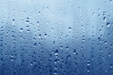 Water drops on glass clipart