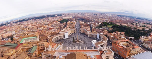 Panorama över Rom och Vatikanen — Stockfoto