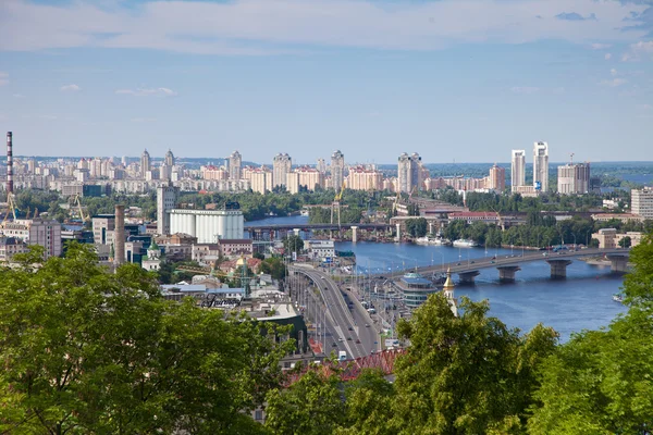 Panorama von kiev, ukraine. — Stockfoto