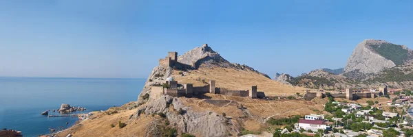 stock image Ruins of The Genoa Fortress in Sudak, Crimea. Ukraine