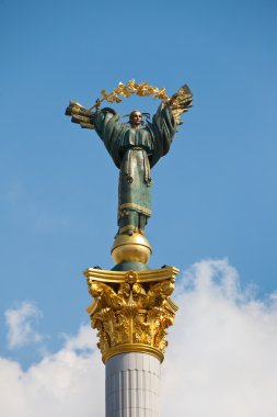 The Independence monument in Kiev, Ukraine, Europe clipart
