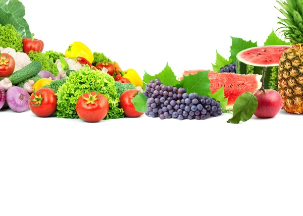 Fresh fruits and vegetables Stock Image