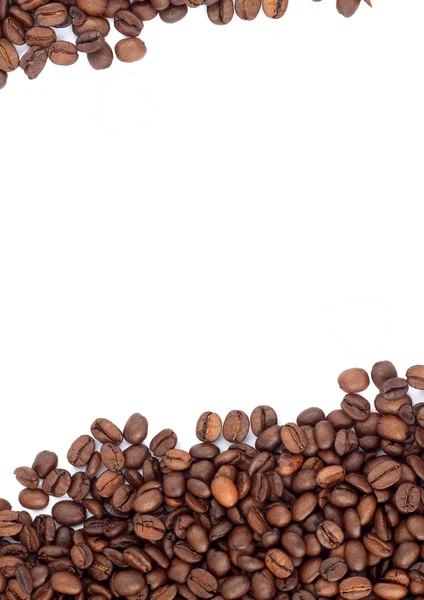 갈색볶은 커피 콩 — 스톡 사진