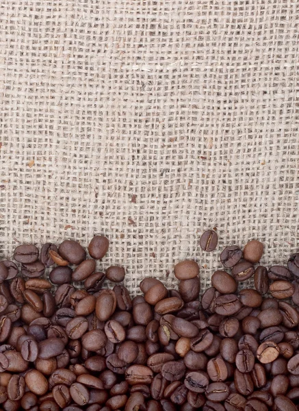Καφέ φρυγμένοι κόκκοι καφέ. — Φωτογραφία Αρχείου