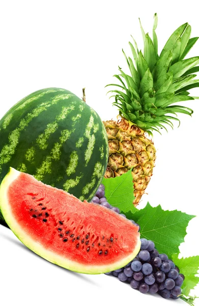 Kolorowe owoce zdrowe — Zdjęcie stockowe