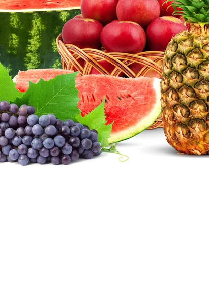 Барвисті здорові свіжі фрукти — стокове фото
