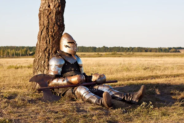 Cavaleiro medieval — Fotografia de Stock