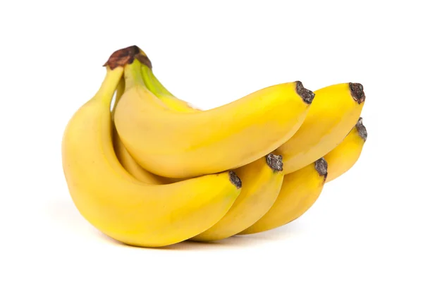 Um monte de bananas isoladas — Fotografia de Stock