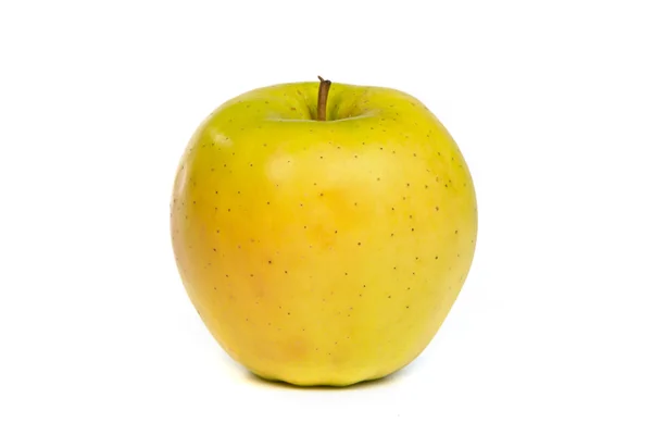 Una manzana verde brillante aislada en blanco — Foto de Stock