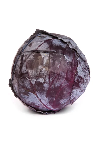 Red cabbage on white background. — Stock Photo, Image