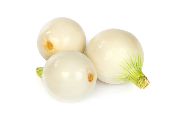Group of a onions, isolated on white — Stock Photo, Image