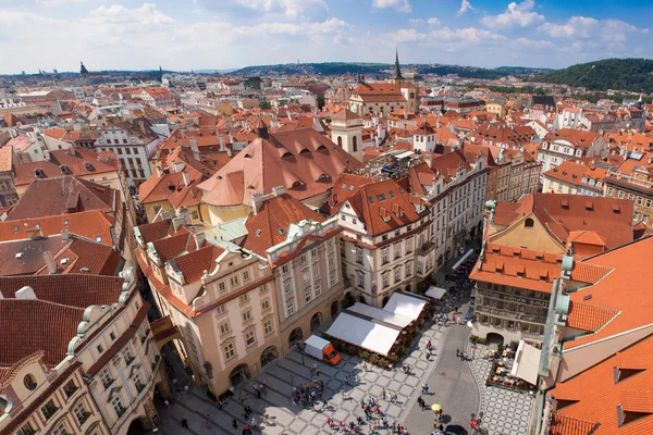 Prag stad. Panorama — Stockfoto