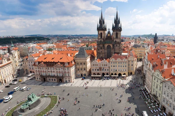 布拉格市。全景图 — 图库照片