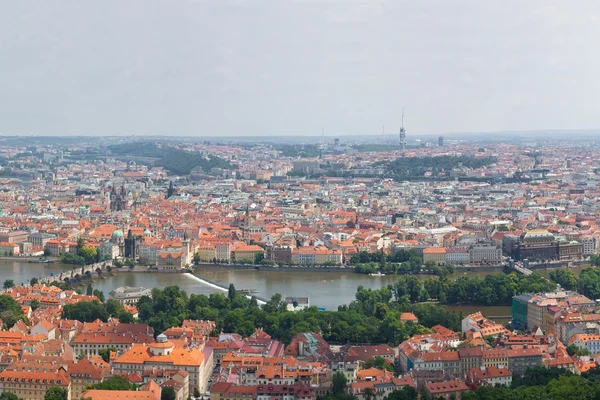 Огромная 360 панорама Праги — стоковое фото