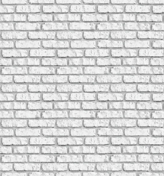 Ομοιογενές φόντο λευκό brickwall. — Φωτογραφία Αρχείου
