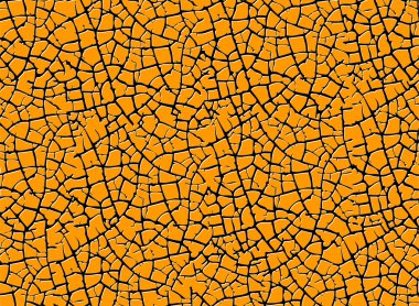 Vector yellow cracked soil background. clipart