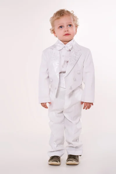 Babyjongen met tuxedo — Stockfoto