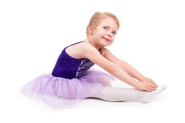 Bela pequena bailarina — Fotografia de Stock