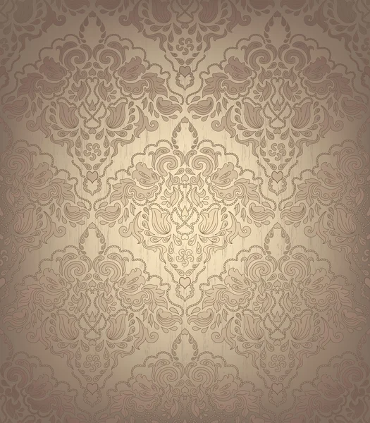 Ornement floral sans couture — Image vectorielle