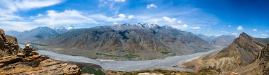 Spiti Valley panorama clipart