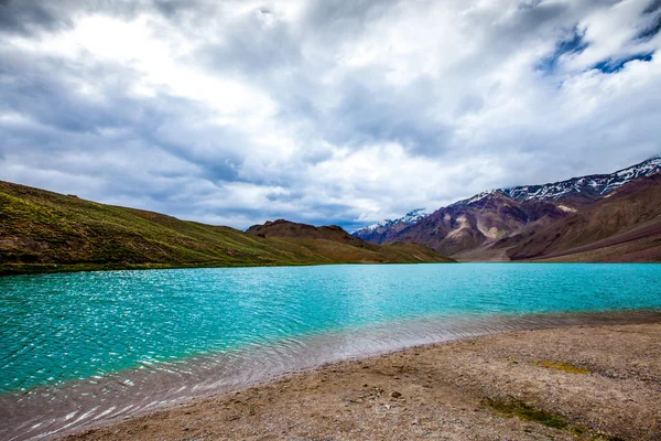 stock image Lake Chandra Taal, Spiti Valley