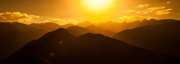Zonsondergang spiti vallei — Stockfoto