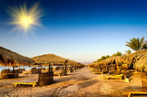 Schöner Strand in Ägypten. — Stockfoto