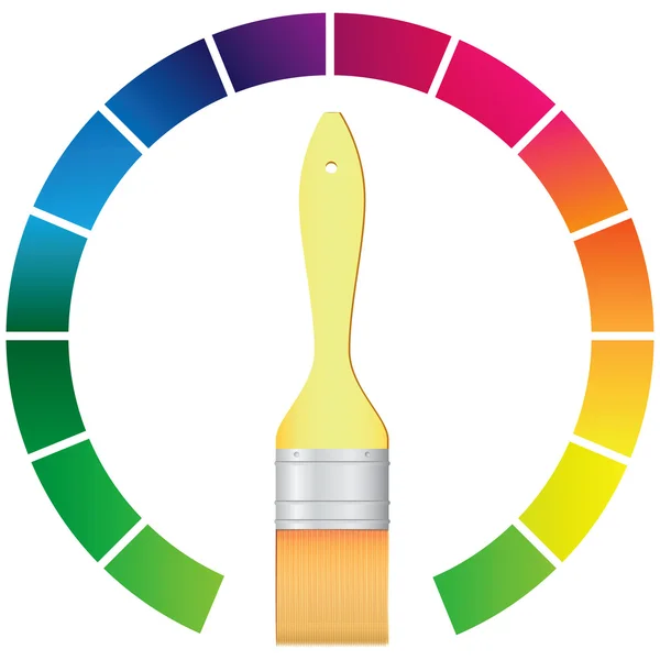 Paleta de colores — Vector de stock