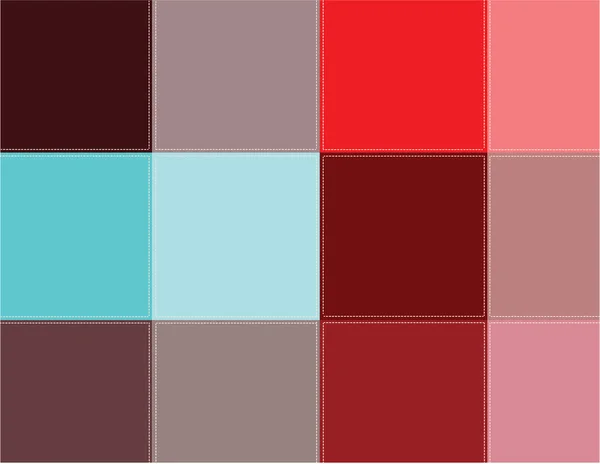 Carrés colorés foncés — Image vectorielle