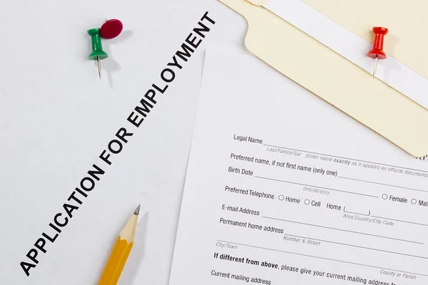 Αίτηση απασχόλησης — Φωτογραφία Αρχείου
