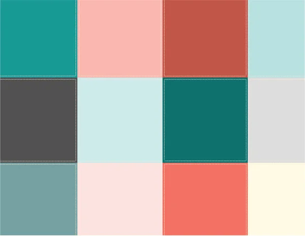Colored squares aqua — Stock Vector