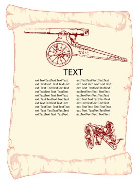 Antique parchment clipart