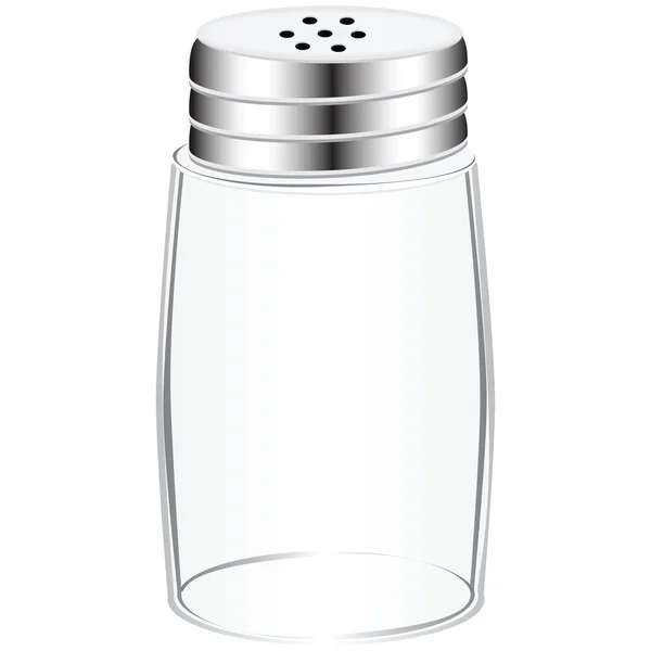 Empty salt shaker — Stock Vector