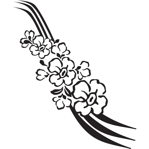 Декоративні квіти — стоковий вектор