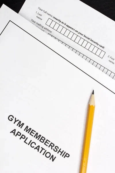 Αίτηση ένταξης γυμναστήριο — Φωτογραφία Αρχείου