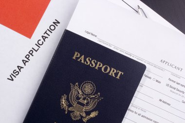 Visa Application clipart
