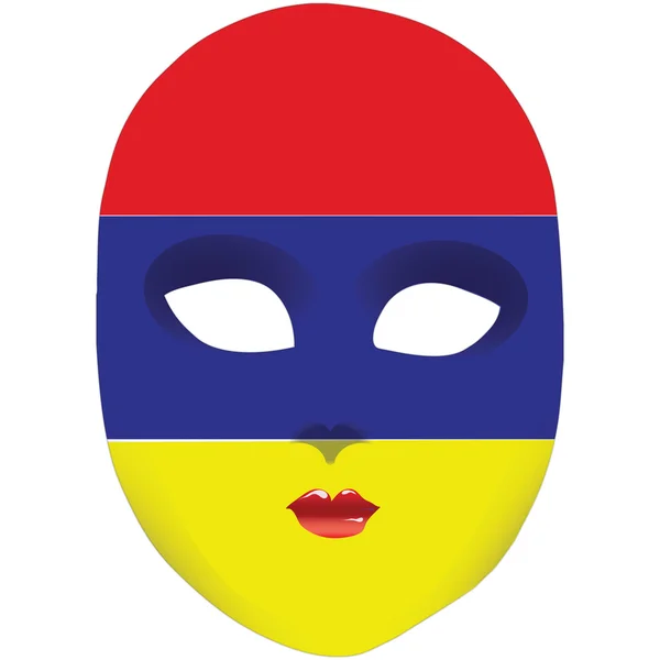 Örményország maszk — Stock Vector