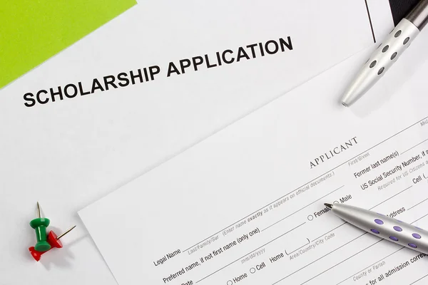 Scholarship Application — Stock Photo, Image