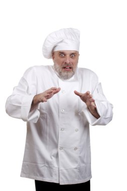 Scared Chef clipart