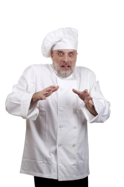 Налякані шеф-кухаря — стокове фото