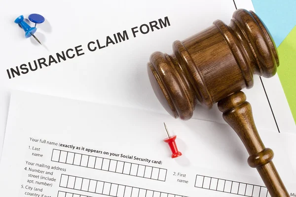 Insurance Claim Form — Stock Photo, Image