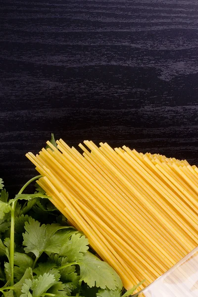 Pasta and Parsley — Stock Photo, Image