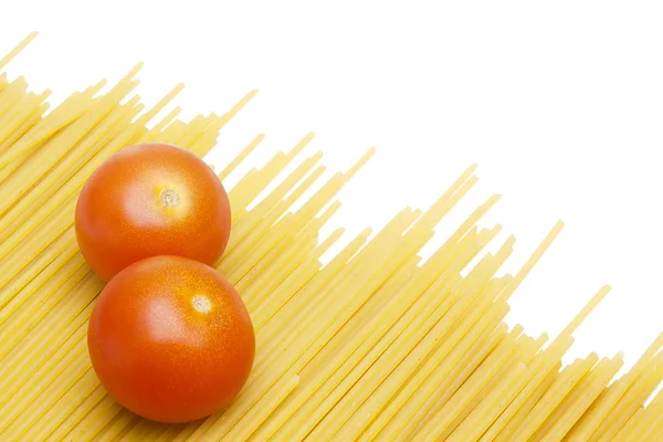 西红柿和意大利面 — 图库照片