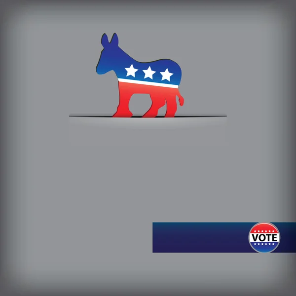 Symbol Demokratische Partei — Stockvektor